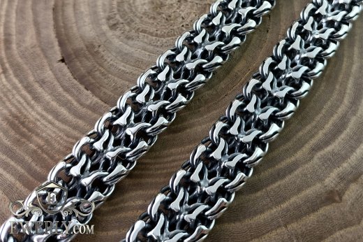 Weaving Double Moscow Bismarck of silver to buy